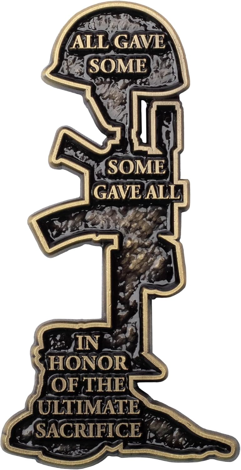 The Ultimate Sacrifice Memorial Day Boot & Rifle Challenge Coin