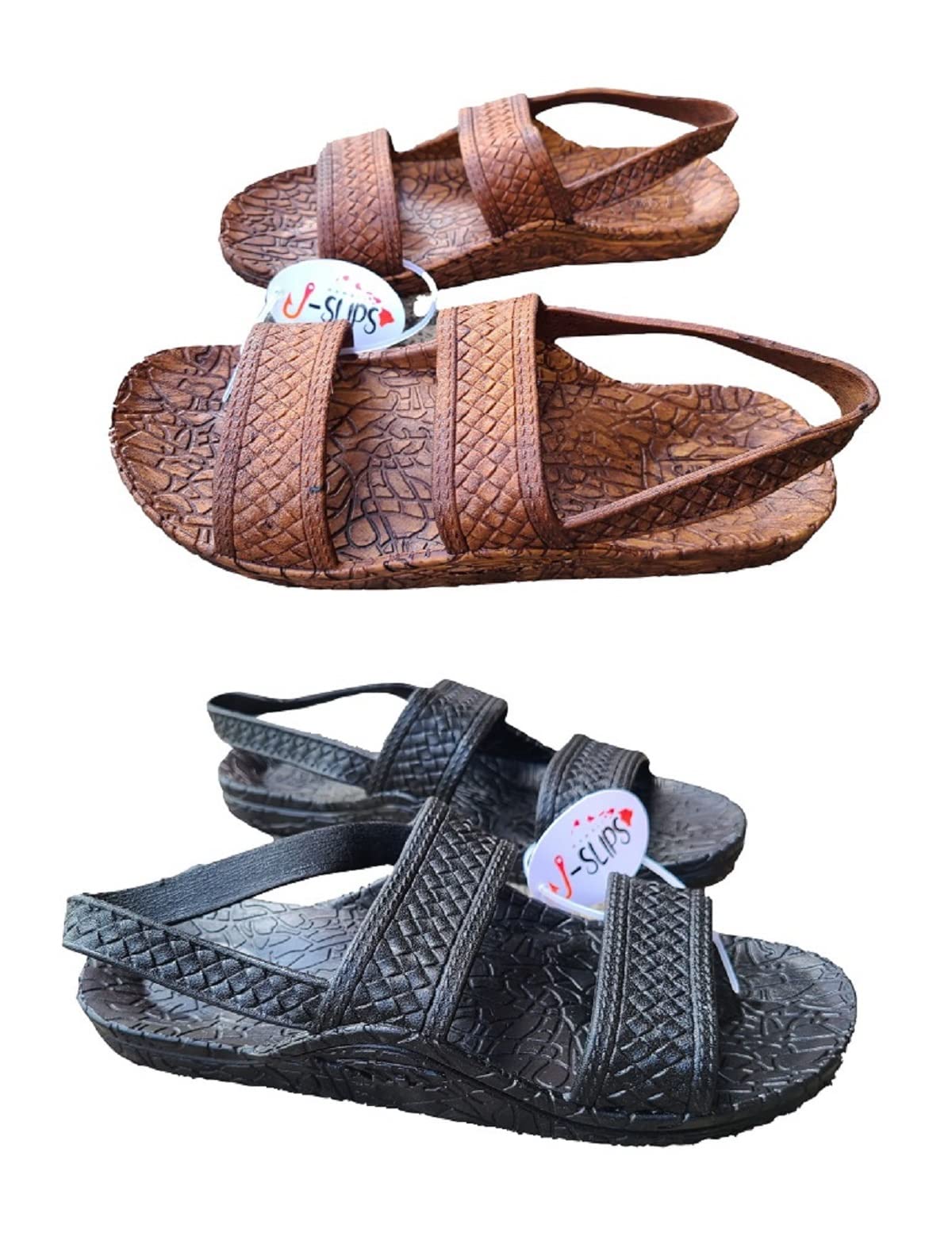J-Slips New Adventure Sandals for Women and Men with Straps - Comfortable Jesus Jandals for Beach, Summer, and Shower - Waterproof Hawaiian Slides
