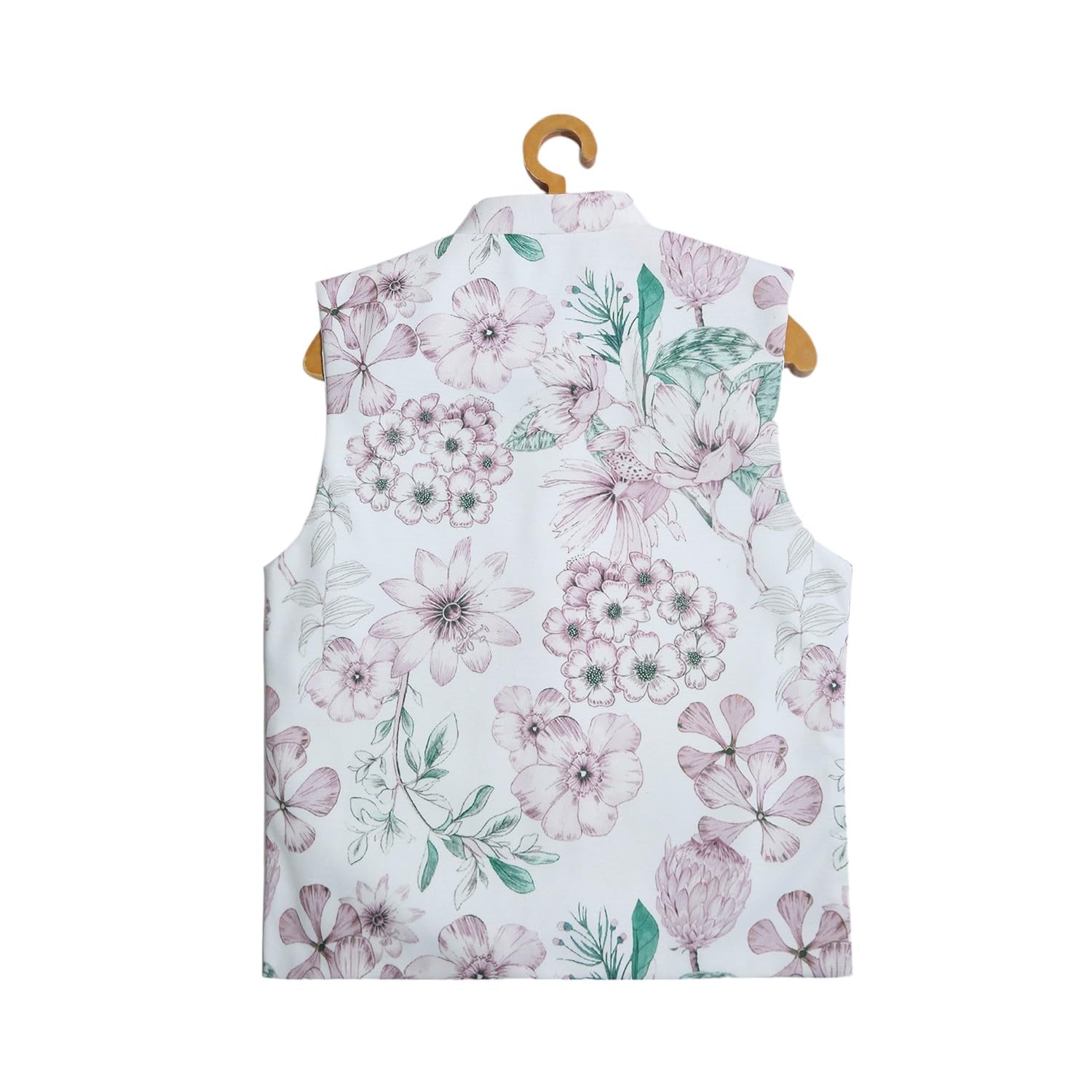 CAVIO Boys Traditional Floral Printed Nehru Jacket 3