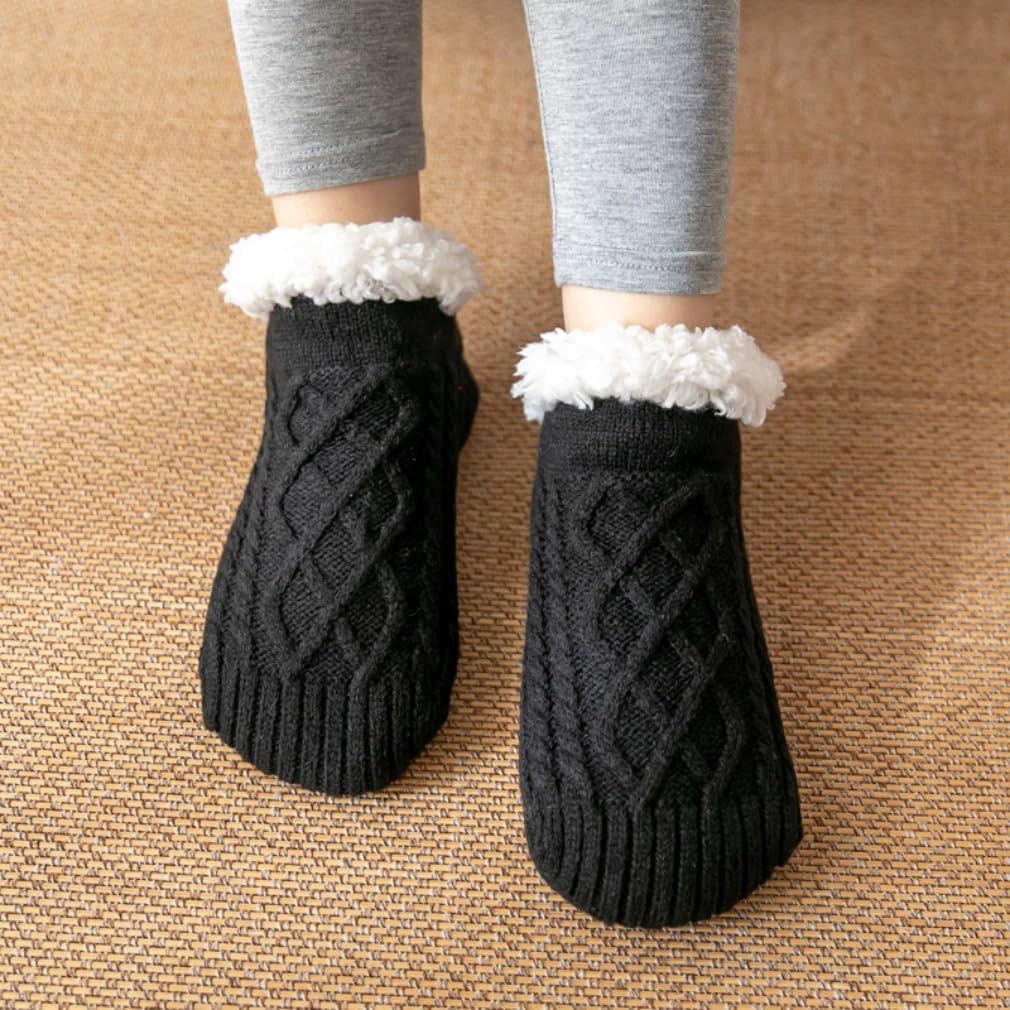 USB Heated Socks Electric Thermal Winter Feet Heating Pad Furry Indoor Slipper Socks Foot Warmer for Women Men