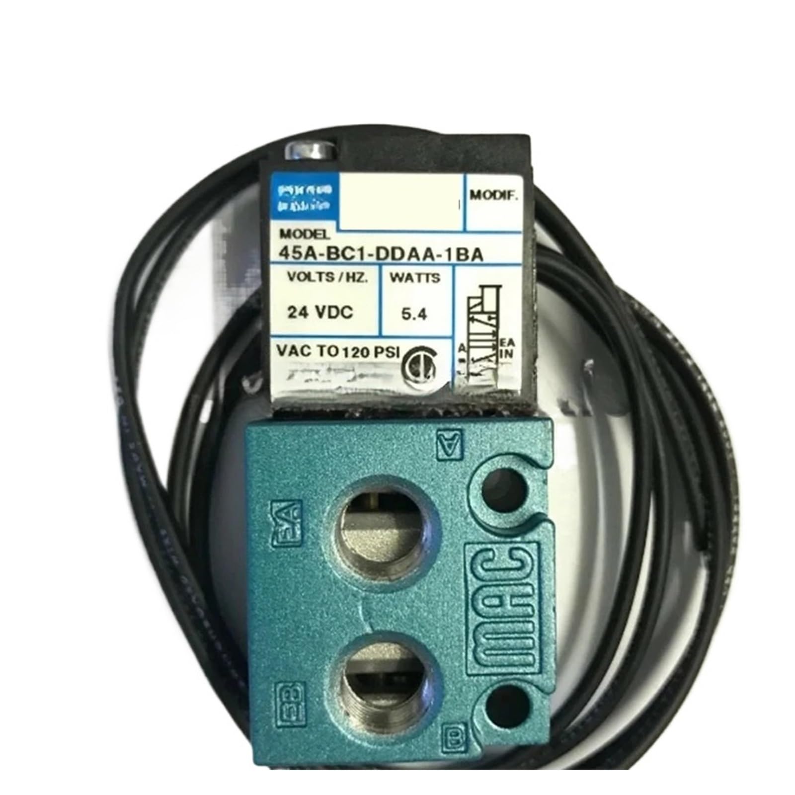 Cjkxpzmh One Color 45A Pneumatic Solenoid Valve 45A-Aa1-Daaa-1Ca 45A-Aa1-Ddab-1Cm 45A-Aa1-Ddaj-1Kj 45A-Aa1-Daaa-1Cm(45A-Aa1-Ddfj-1Jm)