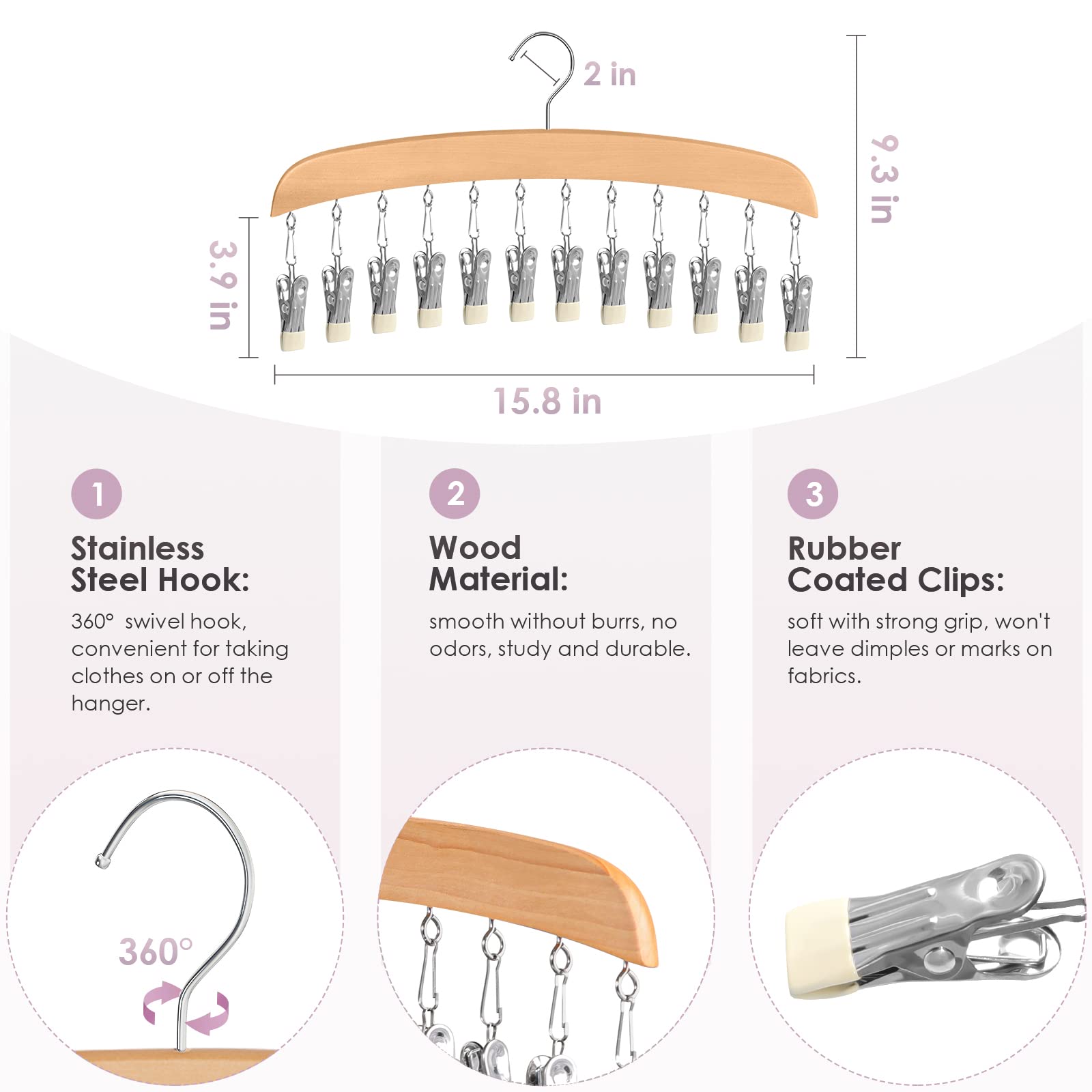 MEILIDY Pants Clothes Hangers