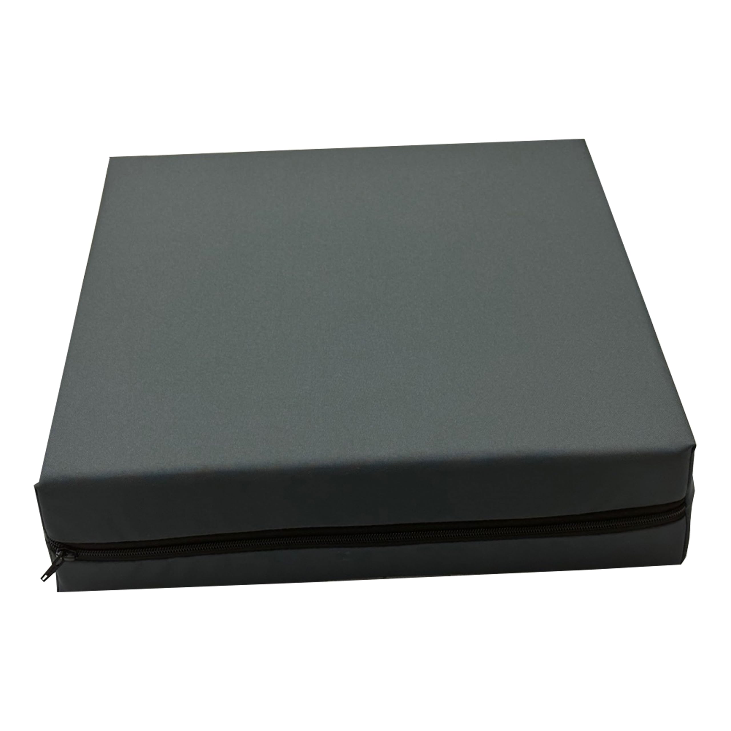 GRIZZLY FOAM 10cm Thick Waterproof Garden Seat Pads Cushions Indoor Outdoor Seat Pads Office Rattan Patio Chair Pad Ask Any Custom Size (16x16x4 inch) (Charcoal, 18x18x4inch 45x45x10cm) — image 1