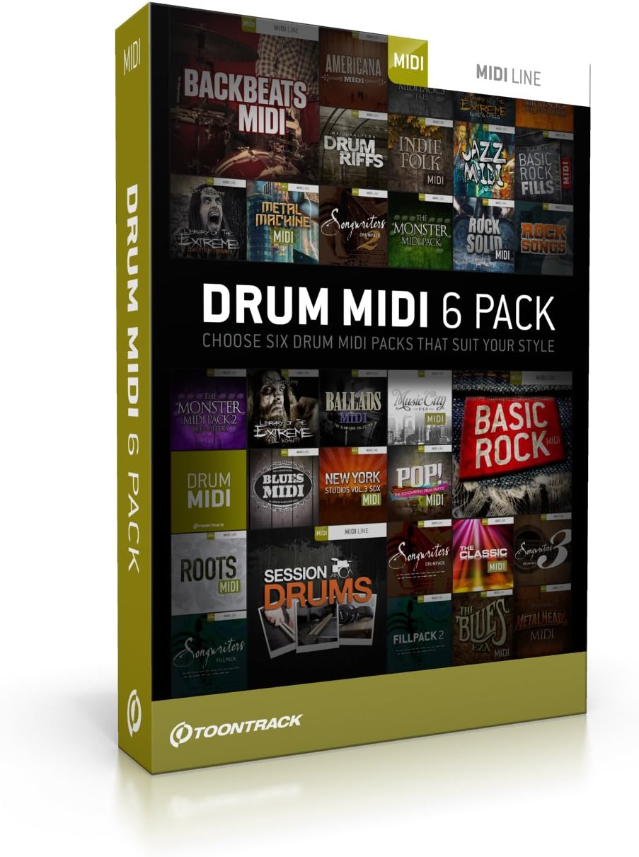 Drum MIDI 6-pack