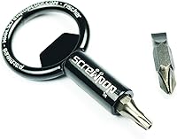 Vista 4 de Screwdriver Universal Magnetic Bit Holder for Keychain Carabiner Multi-Tool Bottle Opener