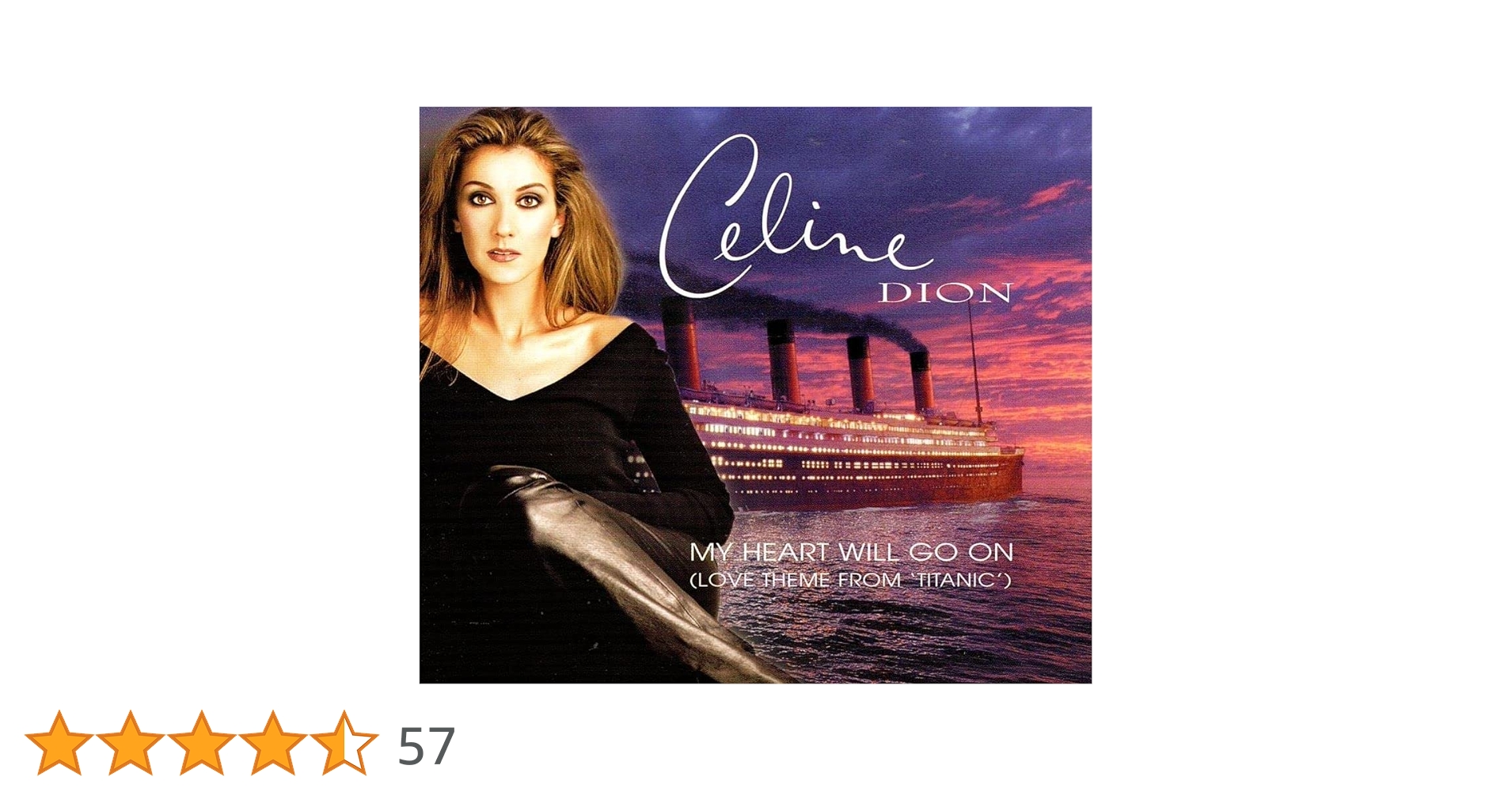新品限定盤レコードLP タイタニック　celine dion TITANIC Amazon.co.jp: My Heart Will Go on: ミュージック