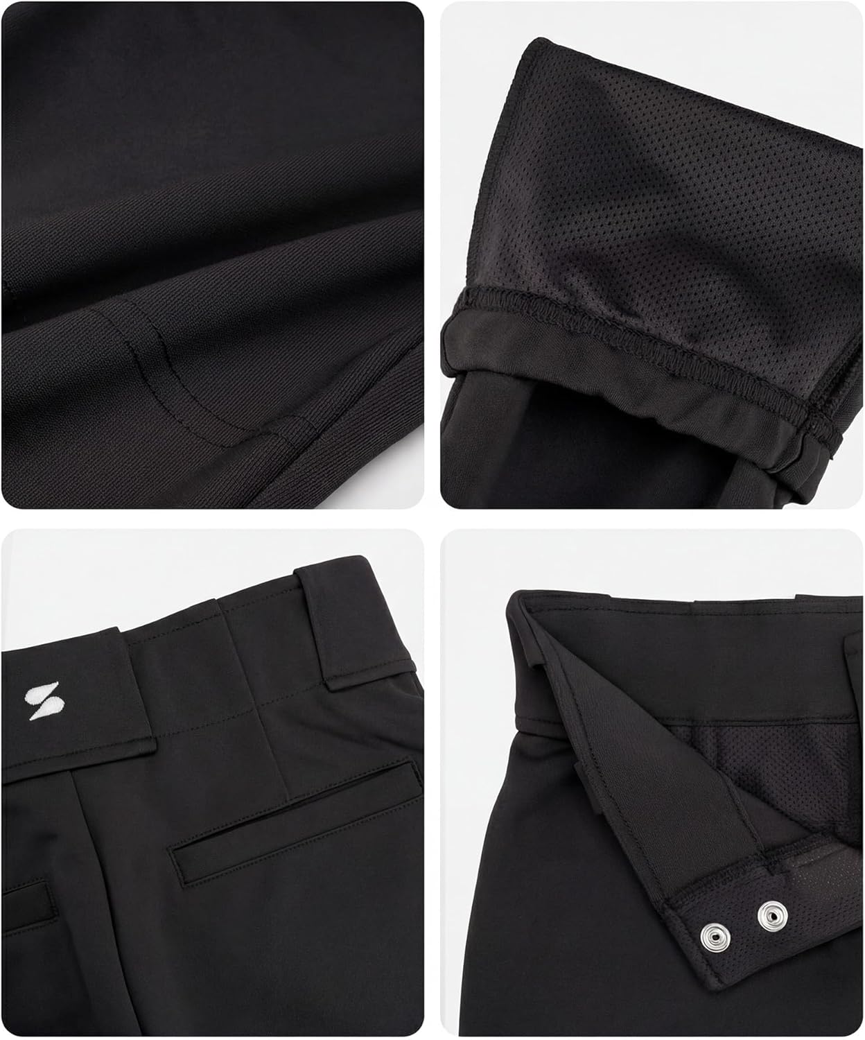 Stelle Girls Softball Pants Kids Baseball Knickers Knee-High Pants with Pockets for Youth Boys Tee Ball & Fastpitch Style - Image 4