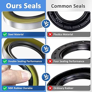 Amazon.com: SAQXK 4pcs Grease Seals 010-019-00 Trailer Axle
