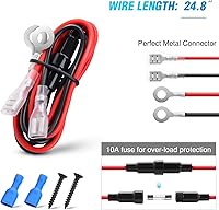 Vista 5 de Nilight Paquete de 2 Enchufes para Encendedor de Cigarrillos de Automóvil DC 12V Adaptador de Toma de Corriente Impermeable de Repuesto