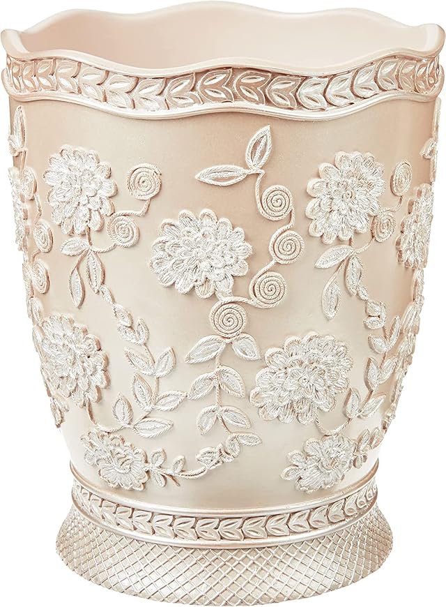 Zahari Home Decorative Trash Can for Bathroom Office Bedroom - 2 1 Gallons Stylish Small Trash Can for