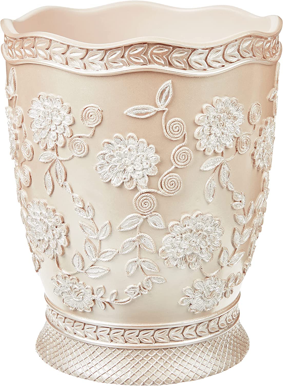 Zahari Home Decorative Trash Can for Bathroom Office Bedroom - 2 1 Gallons Stylish Small Trash Can for