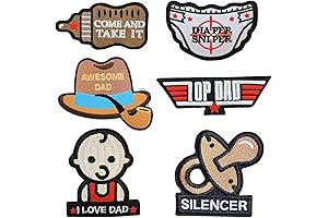 6Pcs Daddy Velcro Patch