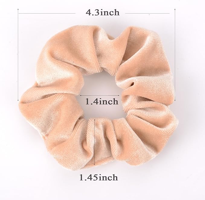 whaline 12 pieces hair scrunchies velvet elastics