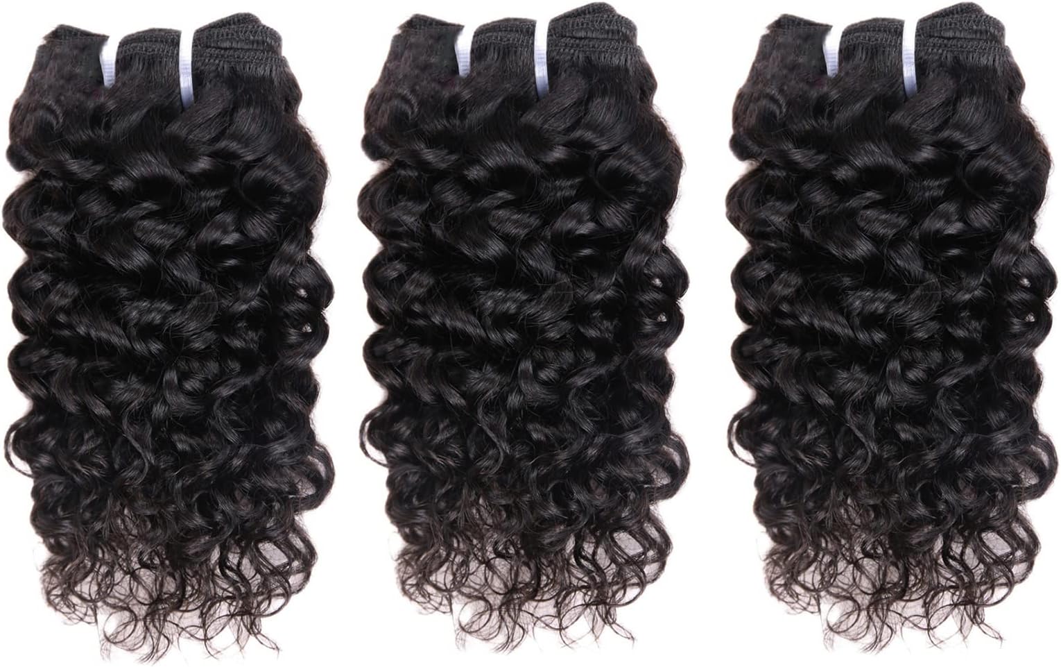 Brazilian Kinky Curly Hair Bundles Brazilian Virgin Hair 100% Human Hair Weave Bundles Natural Black Color 3 bundles 8 inches(3 bundles 8 inches=about 150 grams or 5.29 ounces)