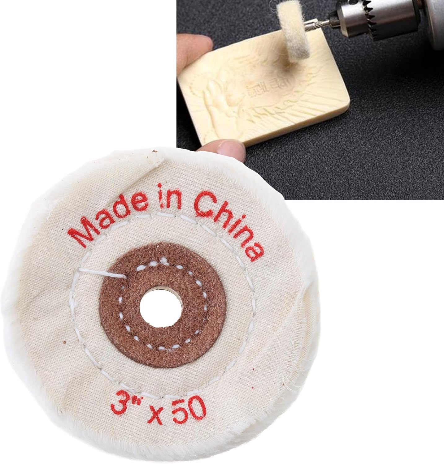 Cloth Buffing Polishing Wheel for Rotary Abrasive Tools Jewelry Grinder Pad Handcraft Buffer Brush