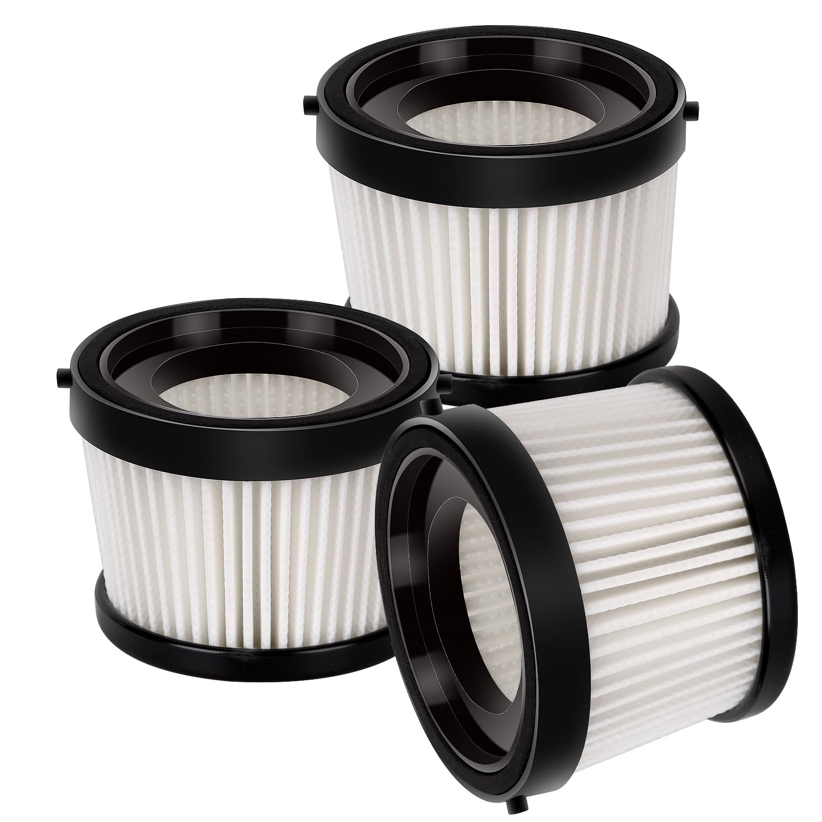 (3 Pack) DCV501HB Replacement Filters for DEWALT DCV501HB 20V Cordless Handheld Vacuum, HEPA Filters Kit, Replacement Filter Parts Accessories, Compared to Part # DCV5011H