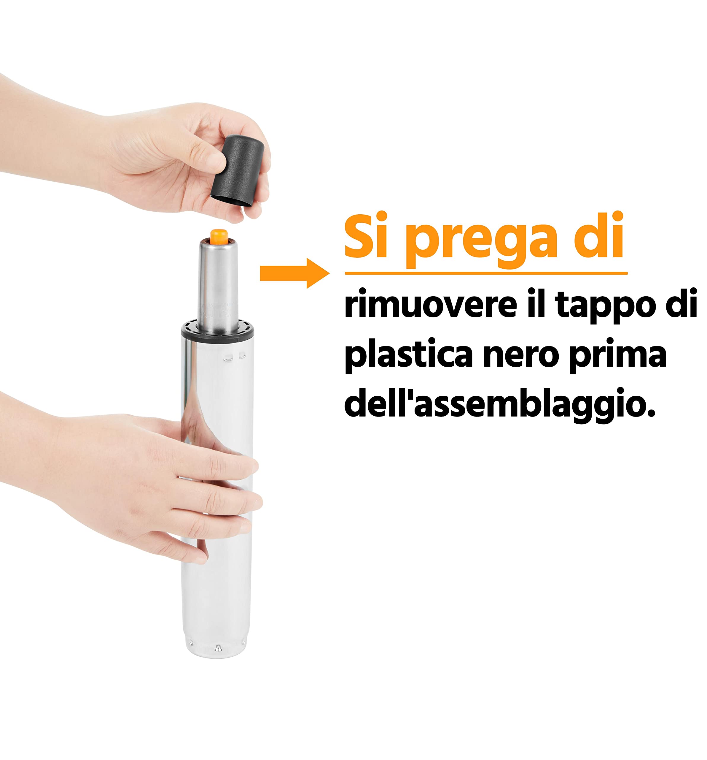 Yaheetech Sedia Ufficio Scrivania Bianca con Rotelle Girevole in Ecopelle per Computer Altezza Regolabile con Braccioli Rimovibili
