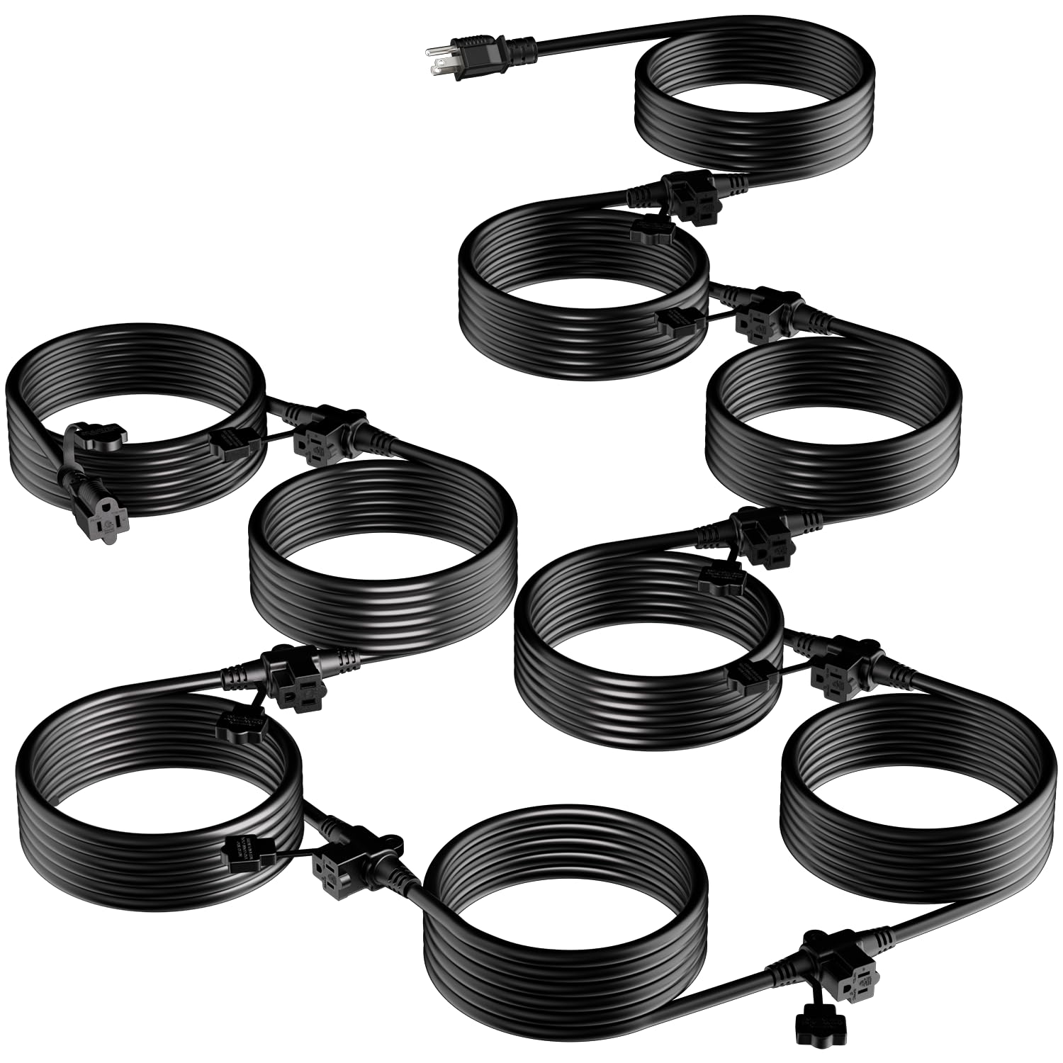 K KASONIC 31FT Outdoor Extension Cord With 4 Outlets - 16AWG, 1625W, Weatherproof, ETL Listed - View #11