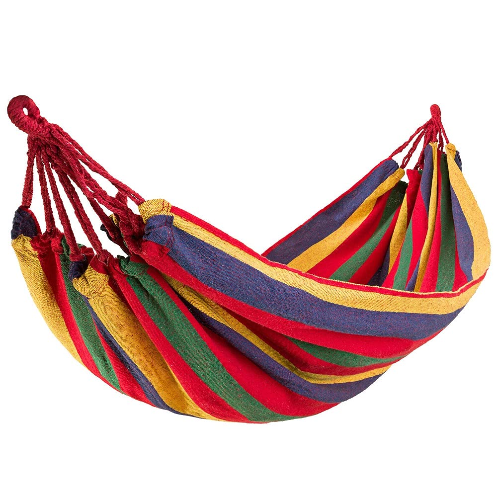 Photo 1 of Camping Hammock Double & Single, Portable Camping Hammock with Tree Straps, Heavy Duty Hammock for Indoor Outdoor Travel, Backpacking, Camping, Adventure