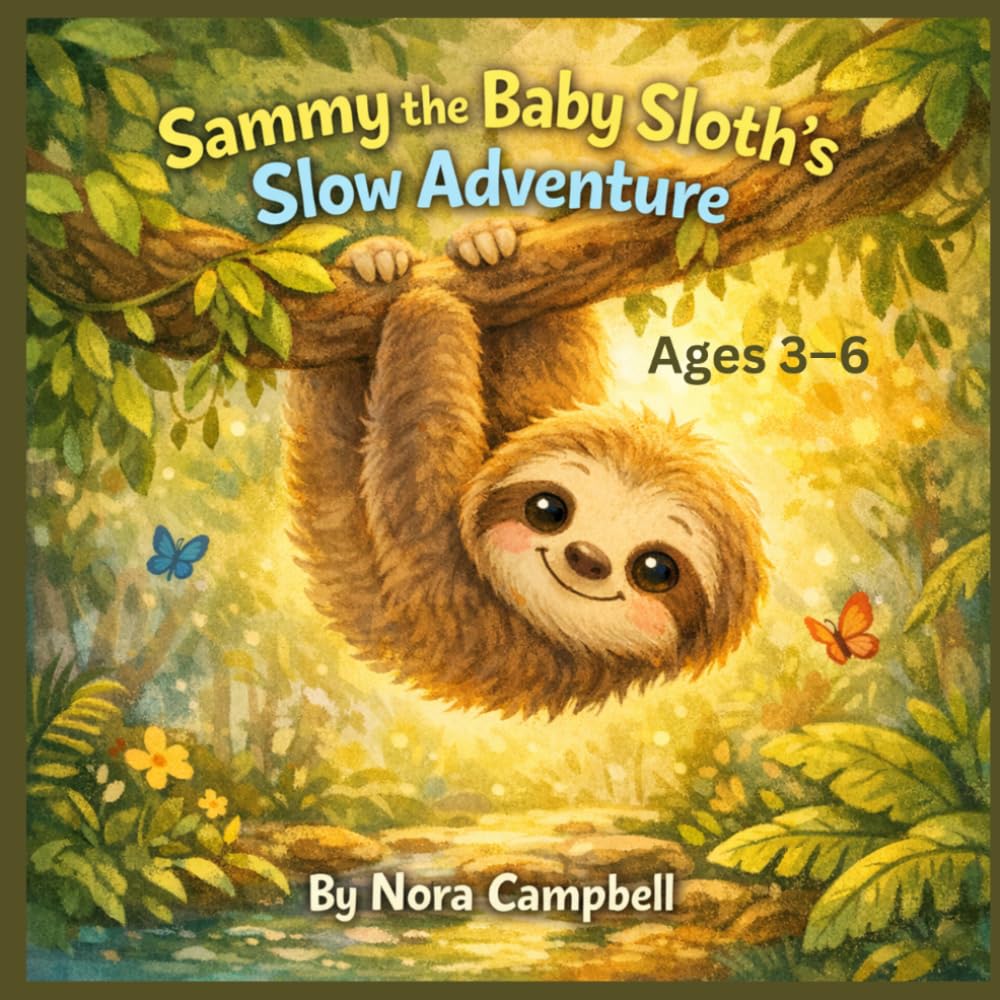 Sammy the Baby Sloth's Slow Adventure: Perfect for children ages 3–6|Sammy, a lovable baby sloth who decides to go on his very first adventure!