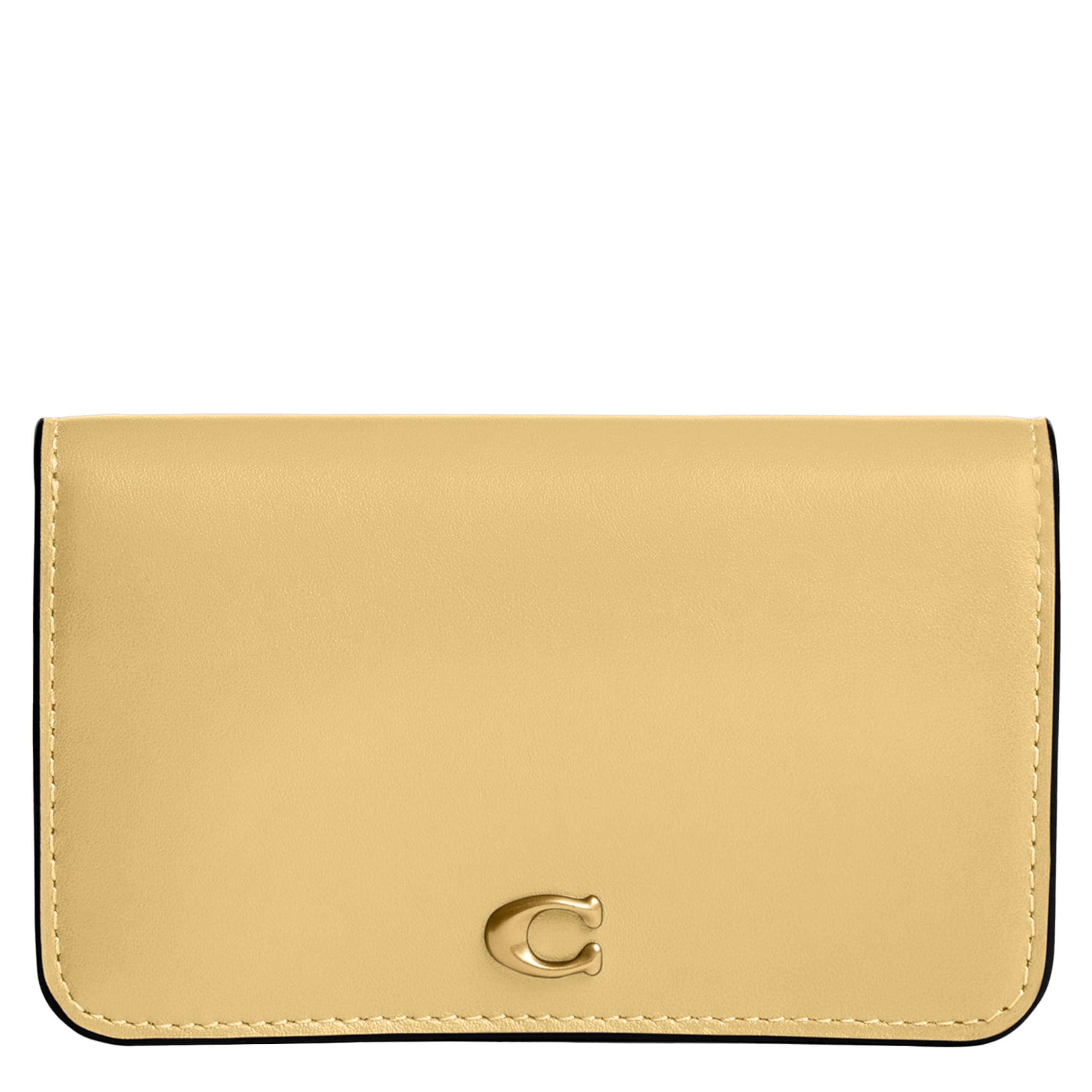 COACH Refined Calf Leather Essential Slim Card Case