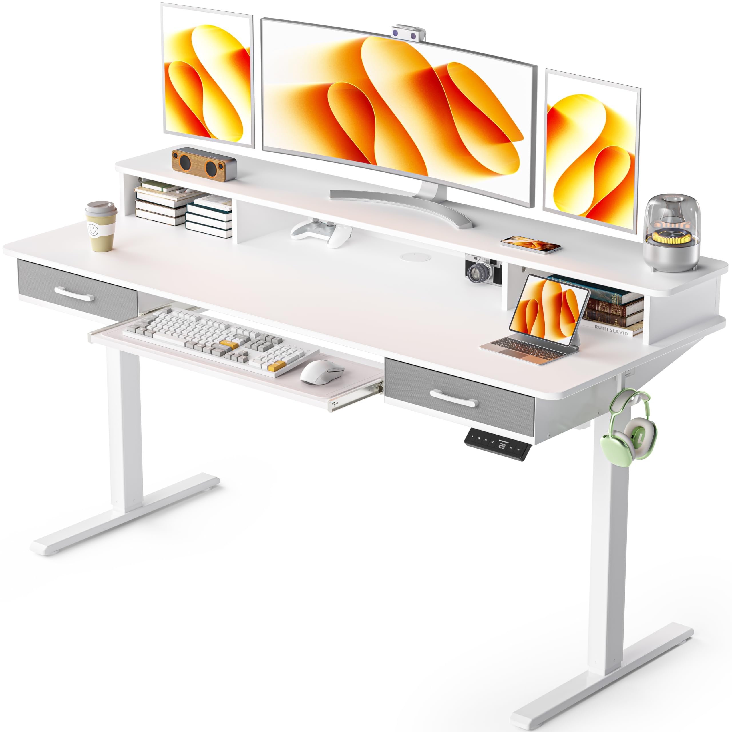 Bureau électrique réglable 160x60 Walkingdesk ETSFI23