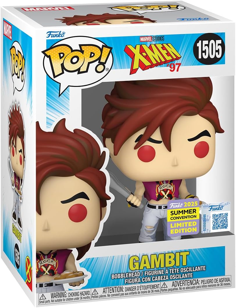Funko Pop! Marvel: X-Men '97 - Gambit with Beignets (2025 Summer Convention Limited Edition) #1505