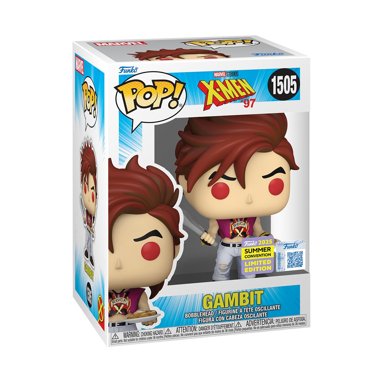 Amazon.com: Funko Pop! Marvel: X-Men '97 - Gambit with Beignets
