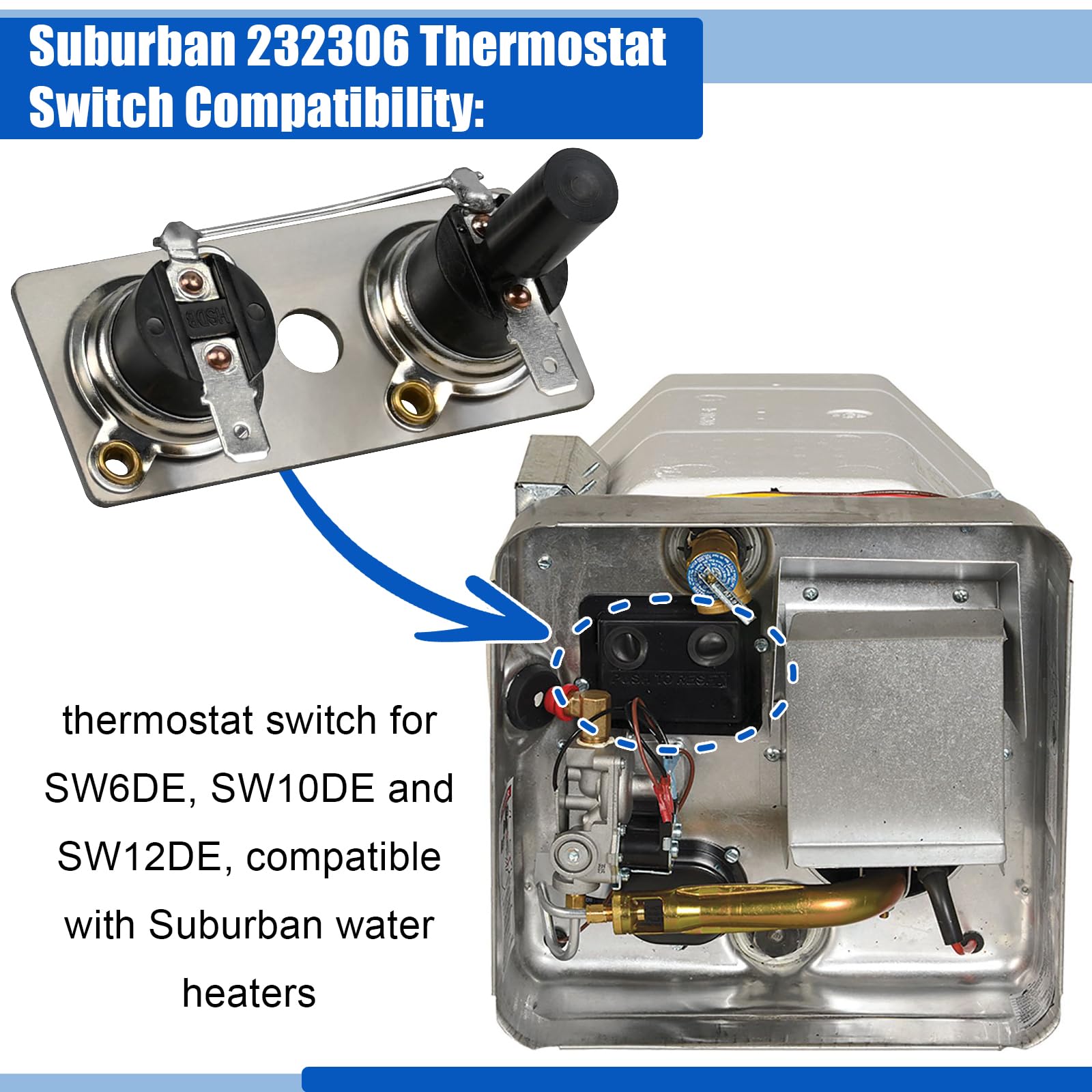 ★spe★　〜3/28 Amazon.com: 232306 Thermostat Switch, Compatible with