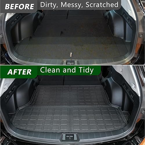 Miniatura 3 de Tapete de carga compatible con Subaru Forester 2019-2024, tapete de carga TPE de repuesto para accesorios Subaru Forester 2019-2024 (alfombrilla de