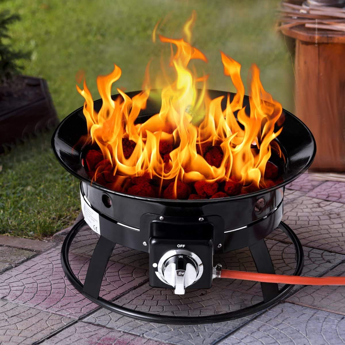 Tragbare Feuerstelle Aus Edelstahl – Faltbar, Mit Grillrost, Für Camping & Garten