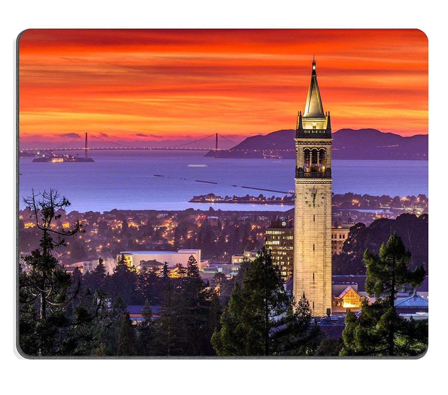 Mouse pad mousepads Gaming Mousepad Dramatic Sunset Over San Francisco Bay and The Campanile PM2404