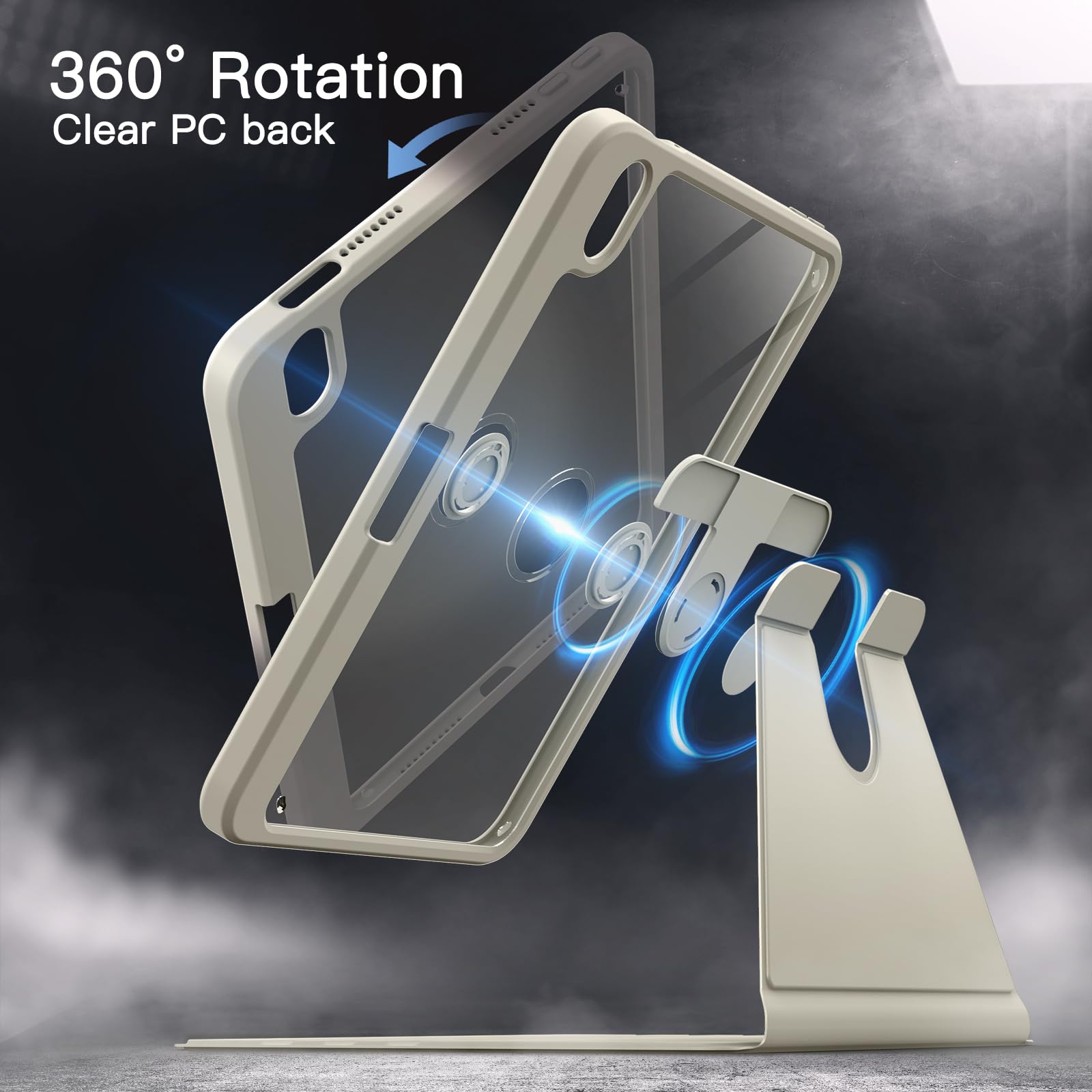 Amazon.co.jp: JETech 回転ケース iPad mini (A17 Pro 2024 モデル、第