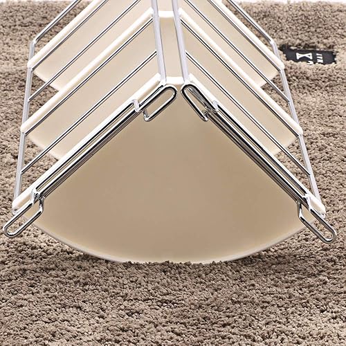 Miniatura 6 de kaileyouxiangongsi Organizador de encimera de baño de 3 niveles, bandeja de tocador, almacenamiento de cosméticos y maquillaje, estante de pie para