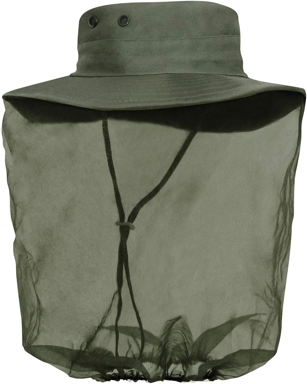 Rothco Adjustable Boonie Hat with Mosquito Netting - Fishing Hat with Bug Net Veil for Camping and More - Olive Drab
