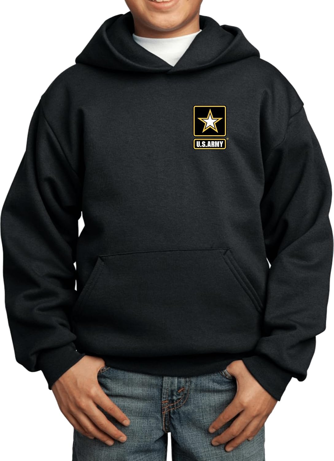 Buy Cool Shirts Kids US Army Pocket Print Youth Hoodie