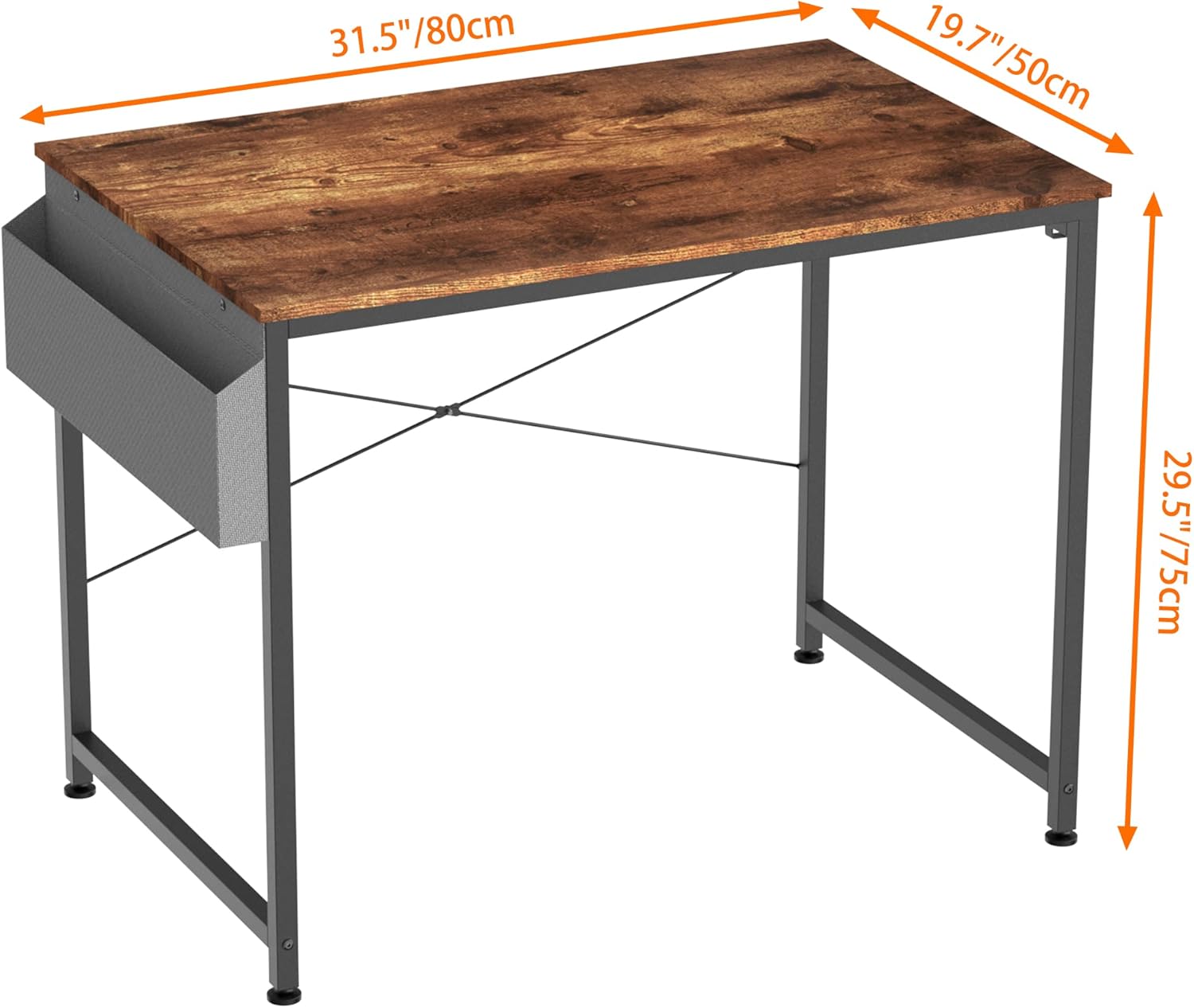 Dimensions of HOMIDEC 31.5 inch Computer Desk