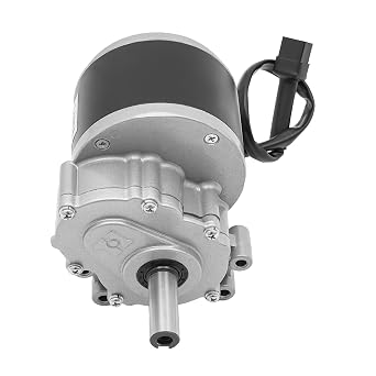 250W 24V Brushed DC Gear Motor, 75Rpm Low Speed High Torque Copper Aluminum Gearbox, Rust Resistant Electric Motor for Electric Wheelchair, Mobility Scooter, Beach Bike, Childrens Cart