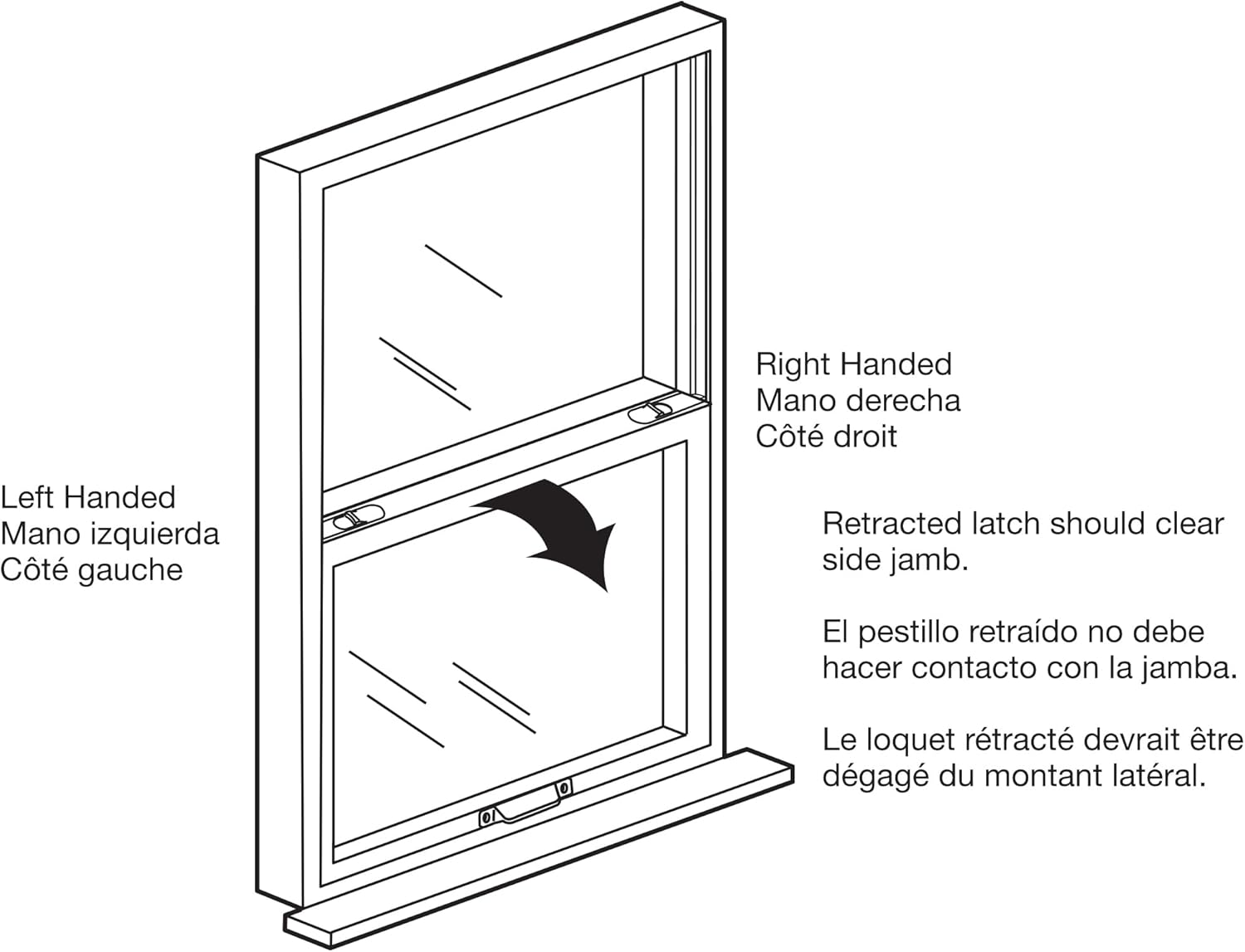 Prime-Line F 2925 Window Tilt Latch, Injected Molded Plastic, Fits Champion Windows, Beige Color, Left and Right Hand Latches, Fasteners Not Required (1 Pair)