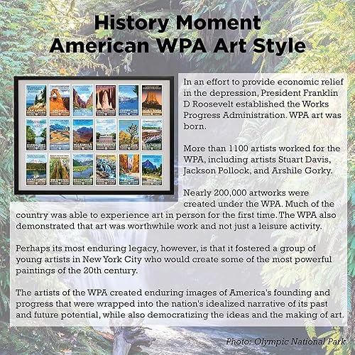 Miniatura 5 de National Park Posters Parque Nacional Yosemite, media cúpula, añade un toque retro a tu hogar Diseño original de decoración de parque nacional