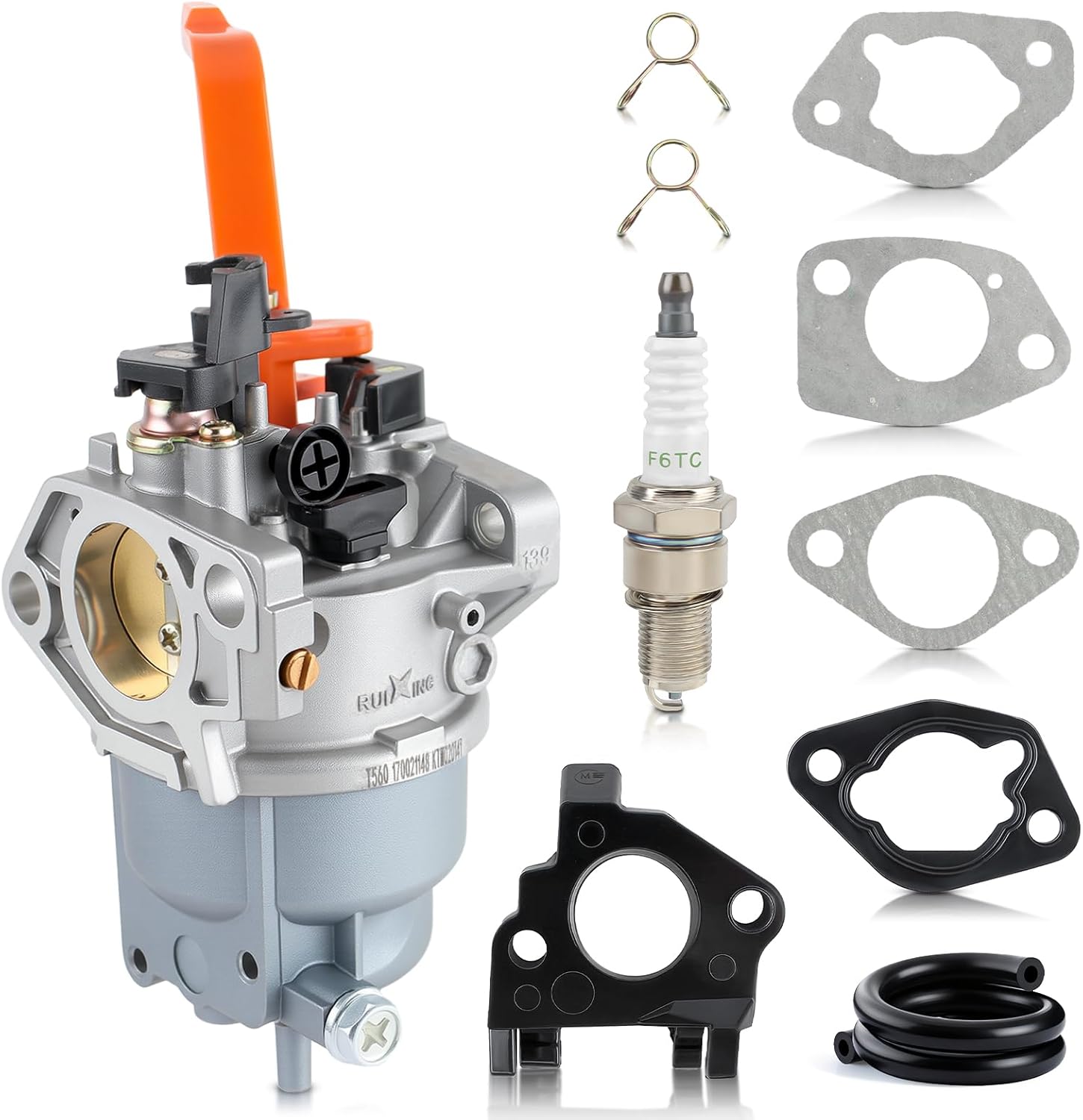Ruixing GP5500 Carburetor for Generac GP6500 GP7500 GP7500E GP8000E Generator, Replace# 0J58620157