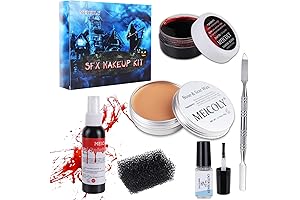 The Ultimate SFX Makeup Kit: Create Realistic Fake Scars and Cuts for Halloween