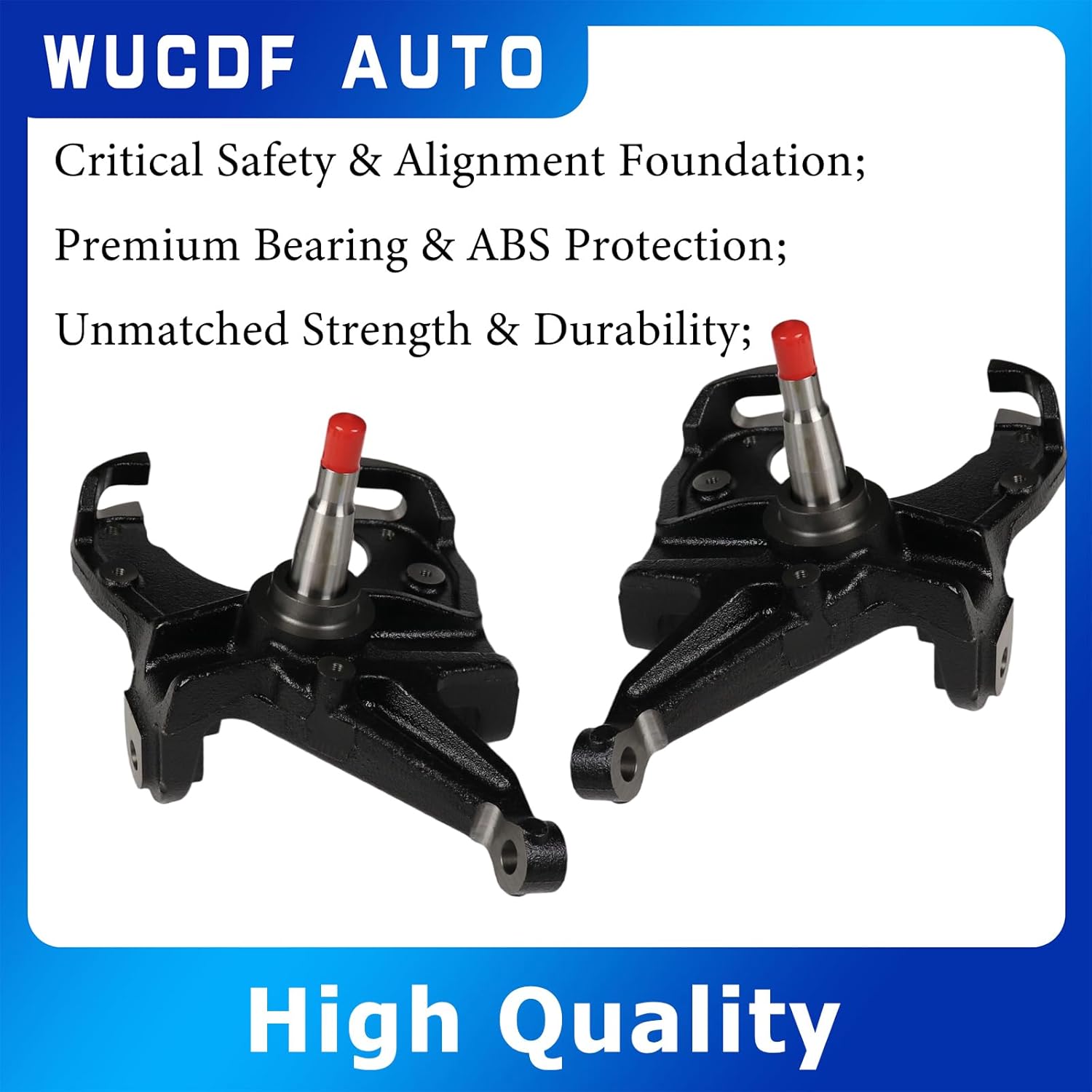 2.5" Drop Spindles Knuckle Front Suspension Lowering Kit W/1" Rotor 2WD For 1963-1970 Chevy Chevrolet C10 Pickup For 1973-1980 Chevrolet C10 Suburban Replaces#M0117K11-1,M0117K11-2