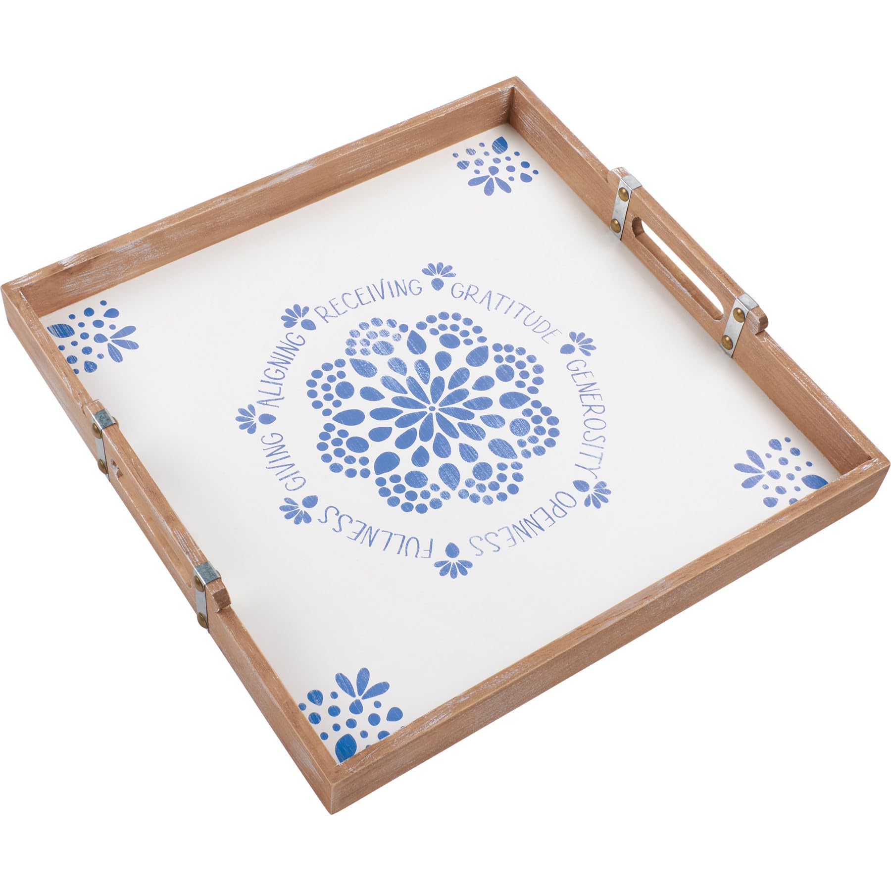 Plateau décoratif gratitude et générosité pour sublimer votre table basse