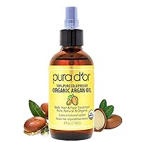 Algopix Similar Product 5 - PURA DOR 4 Oz ORGANIC Moroccan Argan