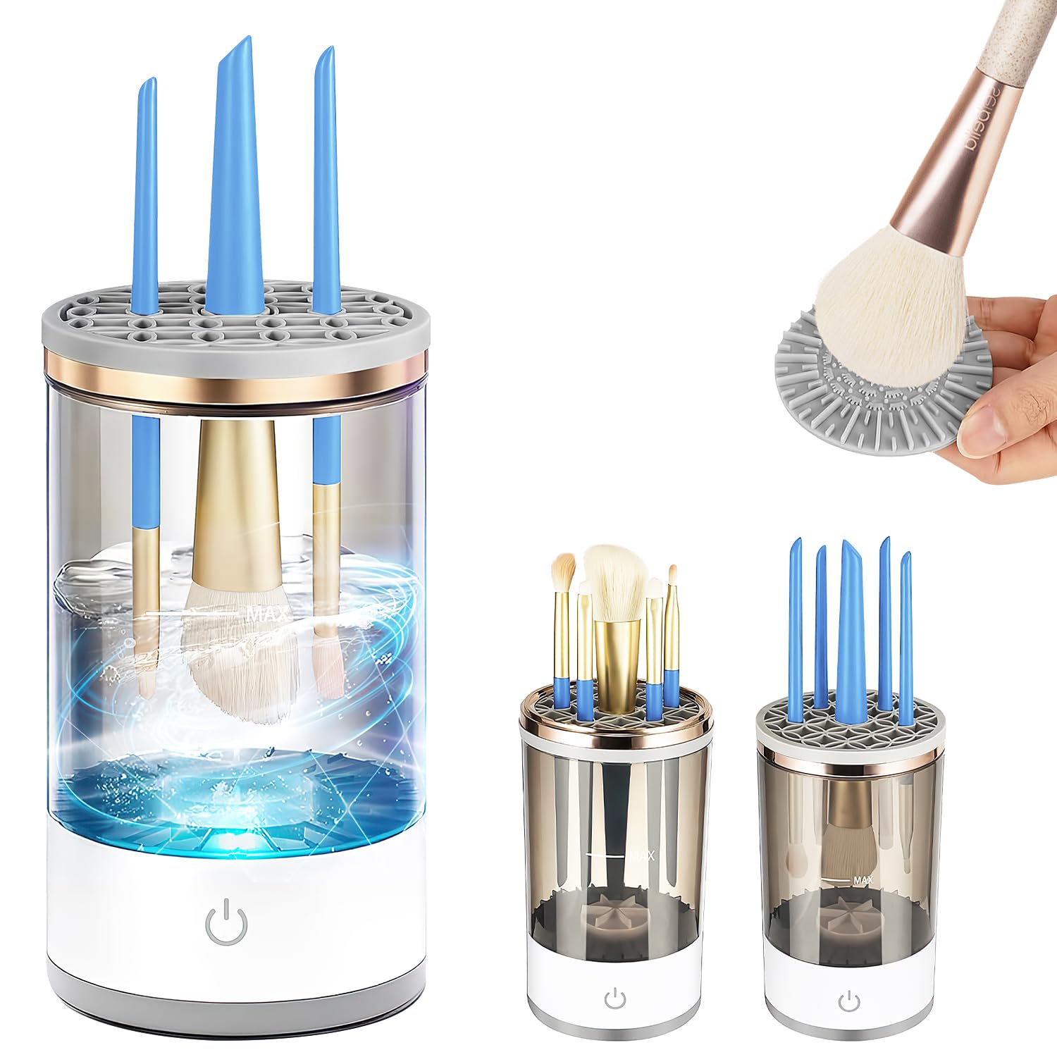 Limpiador Eléctrico de Brochas de Maquillaje,Limpiador de Brochas de ...