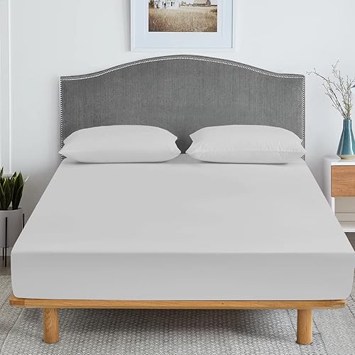 Miniatura 7 de IR Imperial Rooms Sábana bajera ajustable de 16 pulgadas de profundidad, microfibra suave 1800, resistente al encogimiento y a la decoloración en