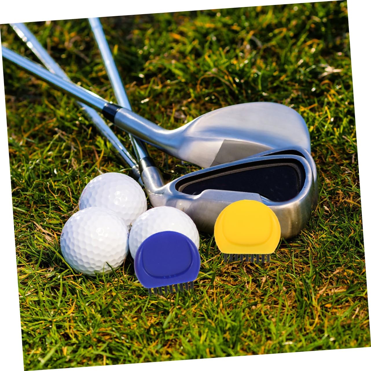 SUPVOX 6pcs Golf Club Brush Cleaning Brush Decorative Golfs Brush Golfs Storage Bases Golfs Pole Ball Brush image 2
