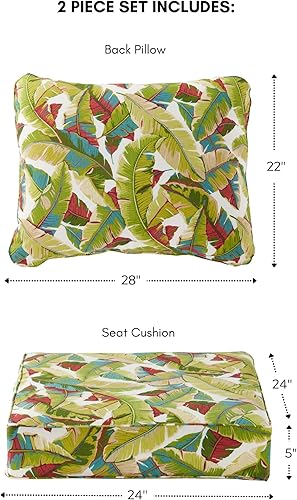 Miniatura 3 de Greendale Home Fashions - Cojín para silla de exterior