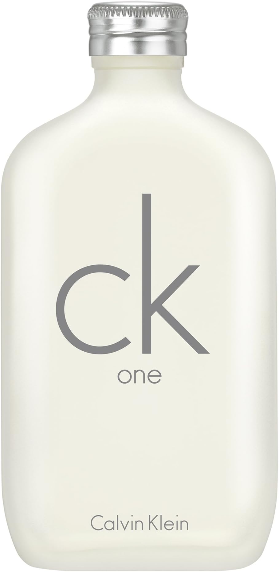 CK One - Unisex Eau de Toilette for All - Citrus & Aromatic Fragrance with Notes of Green Tea, Nutmeg and Musk - Medium Longevity